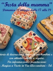 Festa della mamma: laboratorio di ceramica con Creta Rossa