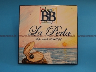 cod.art: bb36a - Mattonella in ceramica cm 30x30 con decoro e scritte personalizzate in base alla richiesta del cliente . 