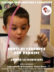 Corsi di ceramica per bambini a Vasto - a.s. 2019/20