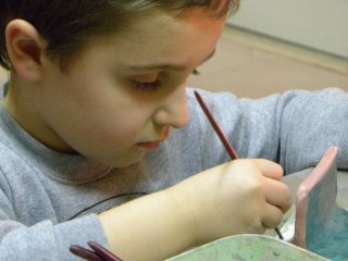 Corsi di ceramica per bambini -  decorazione - lavorazione dell'argilla - Scuola  - Vasto - Chieti - Abruzzo