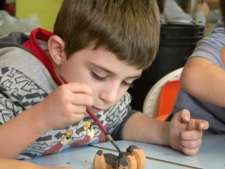 Corsi di ceramica per bambini -  decorazione - lavorazione dell'argilla - Scuola  - Vasto - Chieti - Abruzzo