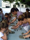 Grande successo per i laboratori di ceramica di Creta Rossa, dedicati ai bambini.