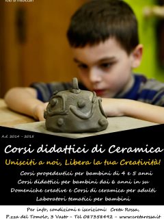 Corsi di ceramica per bambini a Vasto